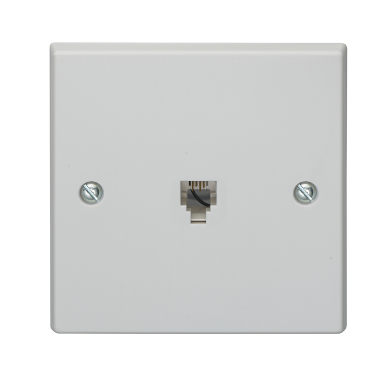 1-Gang Telephone Socket RJ11